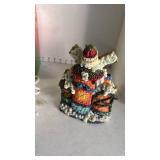 Possible Dreams Crinkle Claus Light-Up Holiday Figurine 8 inches tall