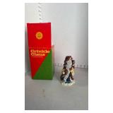 Crinkle Claus Teddy Beefeater Figurine 5 inches tall