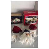 Goebel and other ornaments and icicle lights