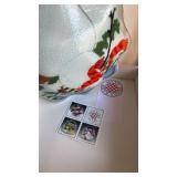 Peggy Karr 11-inch Winter Scene Fluted Glass Bowl