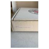 Peggy Karr 11-inch Winter Scene Fluted Glass Bowl