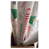 4 rolls of Christmas cover