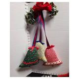 Christmas decor with gift box.