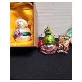 Christmas ornaments.