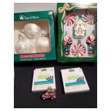 Christmas ornaments and lights