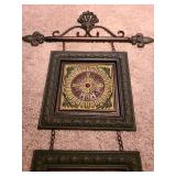 2 metal wall hangings, 60 inches long