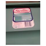Sterilite tote, 122qt, green