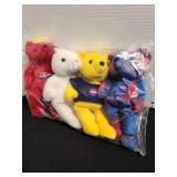 100th anniversary Pepsi and Wild Cherry Rare-Bears collection, new with tags, 1999 Limited Edition