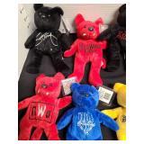 WCW/Nitro Bears and Wolves plushes