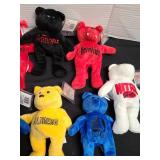 WCW/Nitro Bears and Wolves plushes