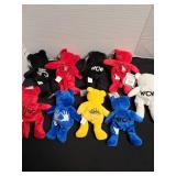 WCW/Nitro Bears and Wolves plushes