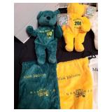 Mark McGuire HR 100-500 Salvinos Mac Bammers plush bears with bags