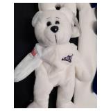 Classic Collecticritters, 1999 White Senator VIP and Jackie VIP Limited Edition