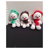 March of Dimes plush snowmen