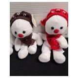 March of Dimes plush snowmen