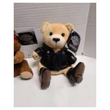 Harley Davidson plush pig and bears.
