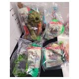 McDonalds Tarzan Happy Meal toys in original packages, numbers 1-8