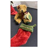 Boyds Bears Christmas stocking set