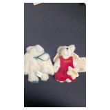 Boyds Bears collection of Christmas ornaments