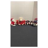 Christmas Boyds Bears and ornaments with Berkeley Designs bear