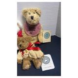 Boyds Bears and Boyds Mice with Ganz bear named Dickens