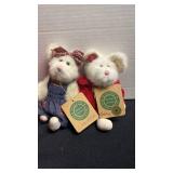 Boyds Bears and Boyds Mice with Ganz bear named Dickens