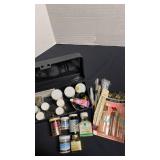 Sears tool box full of craft and art supplies