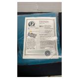 Billiard 8ft table cover in teal, factory sealed