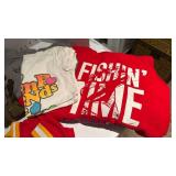 Scarves, sweatshirt large, tshirts and more