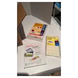 Office supplies and labels