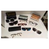 Glasses and sunglasses