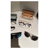 Glasses and sunglasses