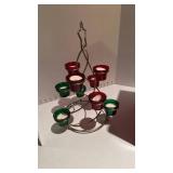 Christmas Tree shaped 9 light votive holder