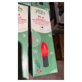 Holiday Living 25 count c9 multicolor lights all new in box, total 14 boxes
