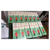 Holiday Living 25 ct ceramic c9 multicolor lights all new in box, total of 13 boxes