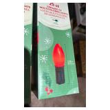 Holiday Living 25 ct ceramic c9 multicolor lights all new in box, total of 13 boxes