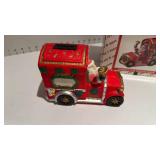 House of Lloyds Santa toy wagon bank