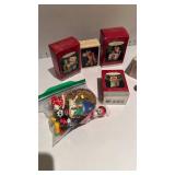 Hallmark ornaments, snowman decor and ornaments