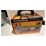 Kettle Worx with kettle ball and  DVD tapes new