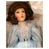 Treasures Forever Collection Vivian doll, porcelain, approximately 27 inches tall.