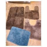 Bathroom rugs.