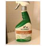 Dog nail grinder and flea and tick home spray.