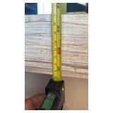 Rustic Whitewashed Wall Mirror with Decorative Corner Brackets - Retail: $75