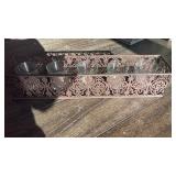Decorative Metal Tea Light Holder with Glass Votives - Retail: $25