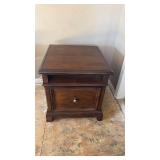 Traditional Wood Nightstand with Storage - Retail: $125