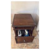 Traditional Wood Nightstand with Storage - Retail: $125