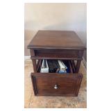Traditional Wood Nightstand with Storage - Retail: $125