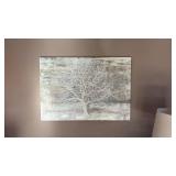 Winter Tree Canvas Wall Art - Retail: $75