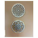 Decorative Metal Wall Medallions Set of 2 - Retail: $45