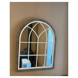 Arched Window Frame Wall Mirror - Retail: $75